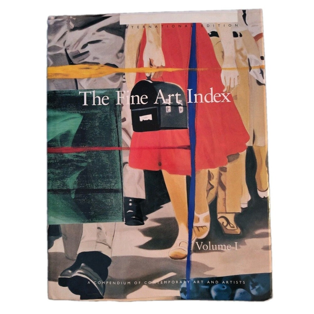 The Fine Art Index Volume I 1995 International Edition Alex Katz Cover Book HC